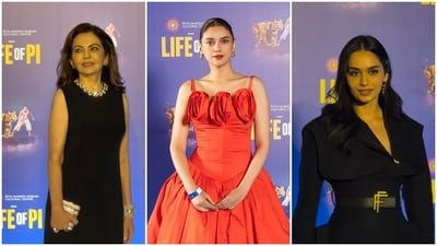 Nita Ambani, Aditi Rao Hydari, and Manushi Chhillar attend an event at NMACC. Nita Ambani, Aditi Rao Hydari, and Manushi Chhillar attend an event at NMACC.