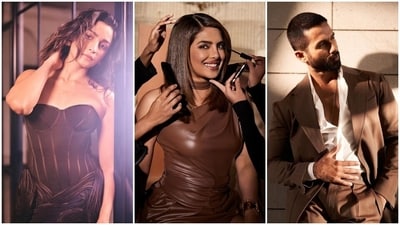 Alia Bhatt, Priyanka Chopra, and Shahid Kapoor wear Mocha Mousse, the Pantone colour of the year 2025. Alia Bhatt, Priyanka Chopra, and Shahid Kapoor wear Mocha Mousse, the Pantone colour of the year 2025.