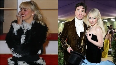 Sabrina Carpenter spotted giggling amid breakup rumours with Barry Keoghan. (Instagram) Sabrina Carpenter spotted giggling amid breakup rumours with Barry Keoghan. (Instagram)