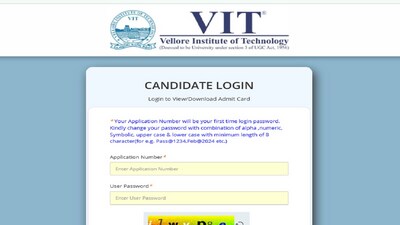 VITREE January Session 2025 Admit Card released at vit.ac.in, download link here