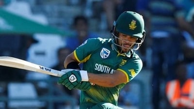 JP Duminy plays a shot during an ODI against India in 2018. (REUTERS) JP Duminy plays a shot during an ODI against India in 2018. (REUTERS)