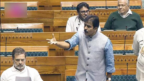 Congress MP KC Venugopal alleged that Lok Sabha Speaker Om Birla was under pressure from the government. (ANI)