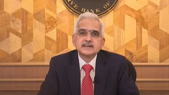 RBI governor Shaktikanta Das delivering the monetary policy statement on Friday (YouTube)