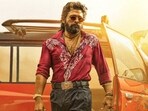 Allu Arjun plays a red sandalwood smuggler called Pushpa Raj in Pushpa 2: The Rule. Allu Arjun plays a red sandalwood smuggler called Pushpa Raj in Pushpa 2: The Rule.