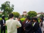 For years, lawyers have discussed changing what they wear to the court - black coats, robes and bands. (PTI)