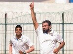 Mohammed Shami celebrates a wicket Mohammed Shami celebrates a wicket
