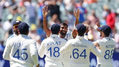 Jasprit Bumrah was the pick of the bowlers for India with four scalps as he kept taking wickets at regular wickets. He once again led the bowling attack and kept producing some unplayable deliveries. (BCCI- X) Jasprit Bumrah was the pick of the bowlers for India with four scalps as he kept taking wickets at regular wickets. He once again led the bowling attack and kept producing some unplayable deliveries. (BCCI- X)