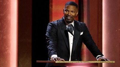 Jamie Foxx shared his recovery process, highlighting his daughter's role in his healing through music, while infusing humor into his storytelling for a triumphant comeback. REUTERS/Mario Anzuoni (REUTERS)