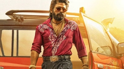 Allu Arjun plays a red sandalwood smuggler called Pushpa Raj in Pushpa 2: The Rule.