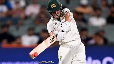 Australia trail by 94 runs, with Nathan McSweeney (38*) and Marnus Labuschagne (20*) remaining unbeaten. (AFP) Australia trail by 94 runs, with Nathan McSweeney (38*) and Marnus Labuschagne (20*) remaining unbeaten. (AFP)