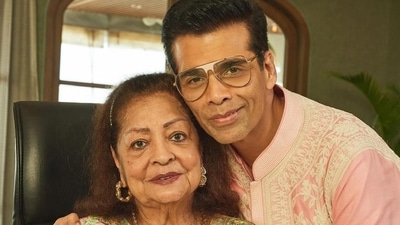 Karan Johar's mother Hiroo Yash Johar has been hospitalised in Mumbai. Karan Johar's mother Hiroo Yash Johar has been hospitalised in Mumbai.