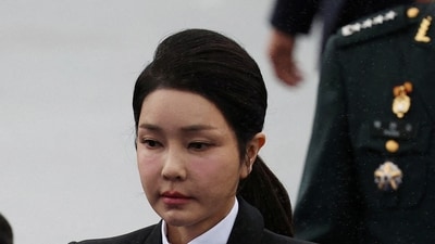 South Korean First Lady Kim Keon Hee has been at the centre of several scandals (REUTERS)