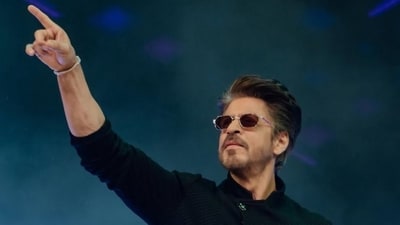 Shah Rukh Khan attended a wedding event in Delhi. Shah Rukh Khan attended a wedding event in Delhi.