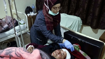 The government has been launching air strikes to deter the rebels. Government airstrikes in Idlib killed at least three civilians, including two children, and wounded 11 others, said the Syrian Civil Defense, known as the White Helmets, which operates in opposition-held areas.&nbsp; (AP Photo)