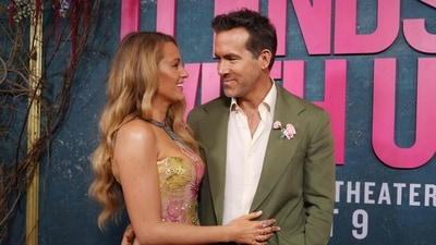 Canadian-US actor Ryan Reynolds and his wife US actress Blake Lively attend the New York premiere of "It Ends With Us" at at AMC Lincoln Square in New York, August 6, 2024. (AFP) Canadian-US actor Ryan Reynolds and his wife US actress Blake Lively attend the New York premiere of "It Ends With Us" at at AMC Lincoln Square in New York, August 6, 2024. (AFP)