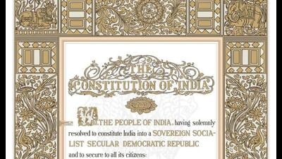 The Constitution was sufficiently secular in spirit and socialist in direction without the Preamble saying that in as many words The Constitution was sufficiently secular in spirit and socialist in direction without the Preamble saying that in as many words