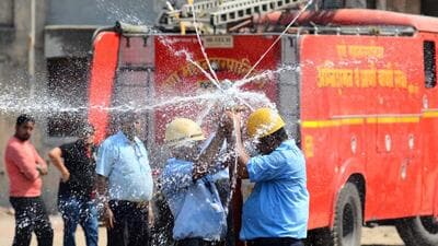 To address these accessibility issues, PCMC has purchased six fire brigade motorcycles equipped with 40-litre water tanks. However, these bikes have hardly been used for firefighting in the last three years and serve only to clear paths for fire engines. (REPRESENTATIVE PHOTO) To address these accessibility issues, PCMC has purchased six fire brigade motorcycles equipped with 40-litre water tanks. However, these bikes have hardly been used for firefighting in the last three years and serve only to clear paths for fire engines. (REPRESENTATIVE PHOTO)