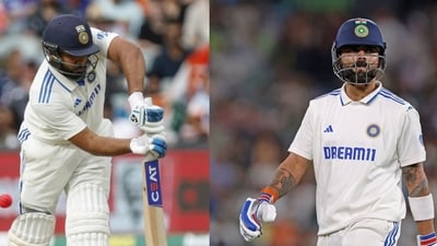 Rohit Sharma and Virat Kohli were dismissed cheaply on Day 2 of Adelaide Test (AP Photos) (AP ) Rohit Sharma and Virat Kohli were dismissed cheaply on Day 2 of Adelaide Test (AP Photos) (AP )