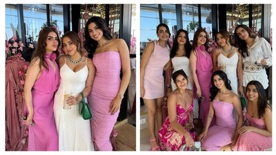 Aaliyah Kashyap has kickstarted her wedding celebrations with a party with her best mates. Aaliyah Kashyap has kickstarted her wedding celebrations with a party with her best mates.