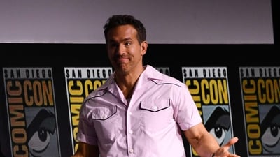 Canadian actor Ryan Reynolds arrives on stage during Deadpool and Wolverine celebration of life fan event during Comic Con International in San Diego. (Photo by Chris DELMAS / AFP) (AFP) Canadian actor Ryan Reynolds arrives on stage during Deadpool and Wolverine celebration of life fan event during Comic Con International in San Diego. (Photo by Chris DELMAS / AFP) (AFP)