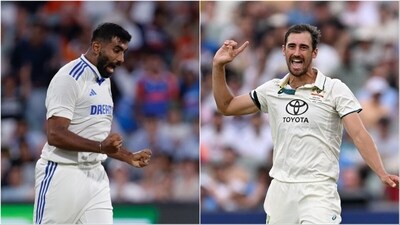 Mitchell Starc had a savage one-liner in store when asked to rate India's bowling performance on Day 1 of Adelaide Test (AP) Mitchell Starc had a savage one-liner in store when asked to rate India's bowling performance on Day 1 of Adelaide Test (AP)