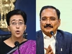 Delhi chief minister Atishi and Delhi BJP chief Virendraa Sachdeva
