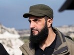 (FILES) Hayat Tahrir al-Sham (HTS) chief Abu Mohamed al-Jolani is the leader of the Islamist rebel alliance that spearheaded an offensive in late November 2024 that brought down President Bashar al-Assad and ended five decades of Baath Party rule.