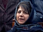 PDP president Mehbooba Mufti took to X (formerly Twitter) on Sunday and said age relaxation is a legitimate demand and hoped it was granted immediately, (File image/AP)