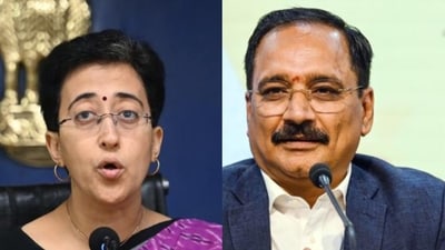 Delhi chief minister Atishi and Delhi BJP chief Virendraa Sachdeva Delhi chief minister Atishi and Delhi BJP chief Virendraa Sachdeva