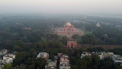 A view of the Humayun’s Tomb in Delhi on Saturday. A view of the Humayun’s Tomb in Delhi on Saturday.
