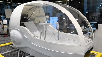 Engineers in Japanese have built a 'human washing machine of the future' which uses AI to analyse your body. (X/@MarioNawfal) Engineers in Japanese have built a 'human washing machine of the future' which uses AI to analyse your body. (X/@MarioNawfal)