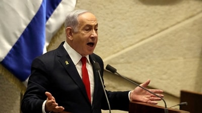 Prime Minister Benjamin Netanyahu said Israel will not allow enemy forces to establish itself on its borders. (File) (REUTERS)