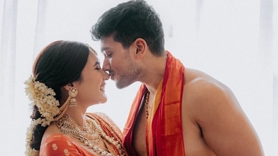 Tarini Kalingarayar and Kalidas Jayaram posted adorable first pictures after their wedding.