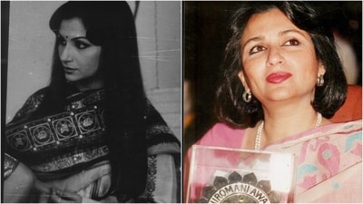 Sharmila Tagore can rock all kinds of hairstyles, from fashionable long to short bob. The black-and-white picture was taken in September 13, 1989 and the bob hair look is from an event on April 25, 1990. (HT Photo) Sharmila Tagore can rock all kinds of hairstyles, from fashionable long to short bob. The black-and-white picture was taken in September 13, 1989 and the bob hair look is from an event on April 25, 1990. (HT Photo)