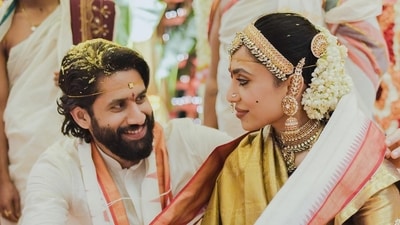 Sobhita Dhulipala and Naga Chaitanya shared a post on Instagram. Sobhita Dhulipala and Naga Chaitanya shared a post on Instagram.