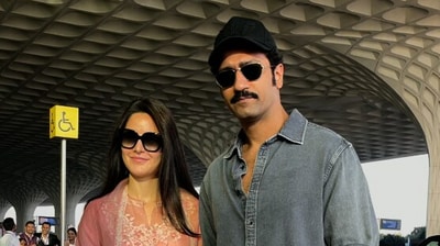 Katrina Kaif and Vicky Kaushal look so 'couple-coded' in their airport looks. (PC: Ashutosh Rai) Katrina Kaif and Vicky Kaushal look so 'couple-coded' in their airport looks. (PC: Ashutosh Rai)