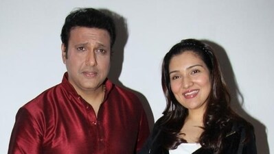 Govinda and his daughter Tina Ahuja during a photo shoot in Mumbai. (IANS) Govinda and his daughter Tina Ahuja during a photo shoot in Mumbai. (IANS)