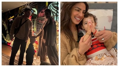 Nick Jonas, Priyanka Chopra and Malti were in New York for the couple's 6th wedding anniversary. Nick Jonas, Priyanka Chopra and Malti were in New York for the couple's 6th wedding anniversary.