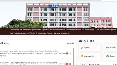 SSC JE Exam 2024: Option-cum-Preference form submission dates out, notice here SSC JE Exam 2024: Option-cum-Preference form submission dates out, notice here