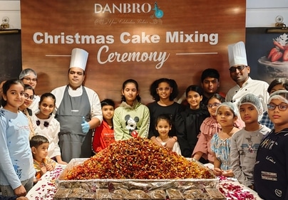 Cake-mixing events underway at Danbro by Mr Brown in Lucknow Cake-mixing events underway at Danbro by Mr Brown in Lucknow