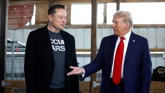 Donald Trump's inner circle feeling ‘iced out’ due to his close bond with Elon Musk. (AFP)