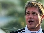 Brad Pitt expressed emotional sentiments as filming wrapped for F1, where he plays driver Sonny Hayes. (Photo by Andrej ISAKOVIC / AFP)