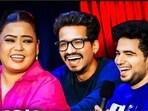 Bharti Singh and Haarsh Limbachiyaa at Samay Raina's show.
