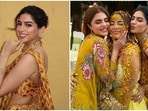 Khushi Kapoor attended Aaliyah Kashyap and Shane Gregoire's Haldi ceremony. 