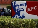 A Kentucky Fried Chicken (KFC) logo is pictured on a sign in North Miami Beach, Florida, U.S. April 6, 2017.   
