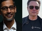Google CEO Sundar Pichai, Elon Musk Google CEO Sundar Pichai, Elon Musk