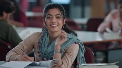 Rashmika Mandanna's still from The Girlfriend. (Instagram)