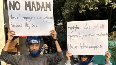 Shopping and delivery app magicpin has launched a new campaign inviting laid off employees to join the company. (LinkedIn/madhavsharma)
