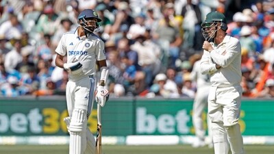 India's Mohammed Siraj interacts with Australia's Travis Head during the Adelaide Test. (AP) India's Mohammed Siraj interacts with Australia's Travis Head during the Adelaide Test. (AP)