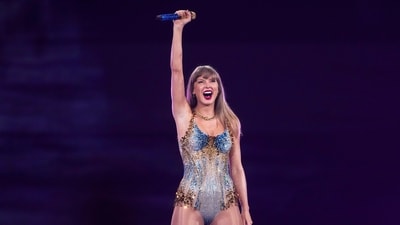 Taylor Swift's Eras Tour concluded after 21 months with a record-breaking gross of over $2 billion, making it the highest-grossing tour in history. (AP Photo/Lindsey Wasson) (AP)